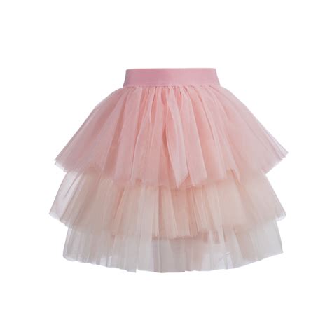 BURBERRY Gonna bambina panna con tulle nel fondo Tg 14 .